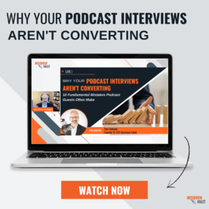 podcast interviews not converting